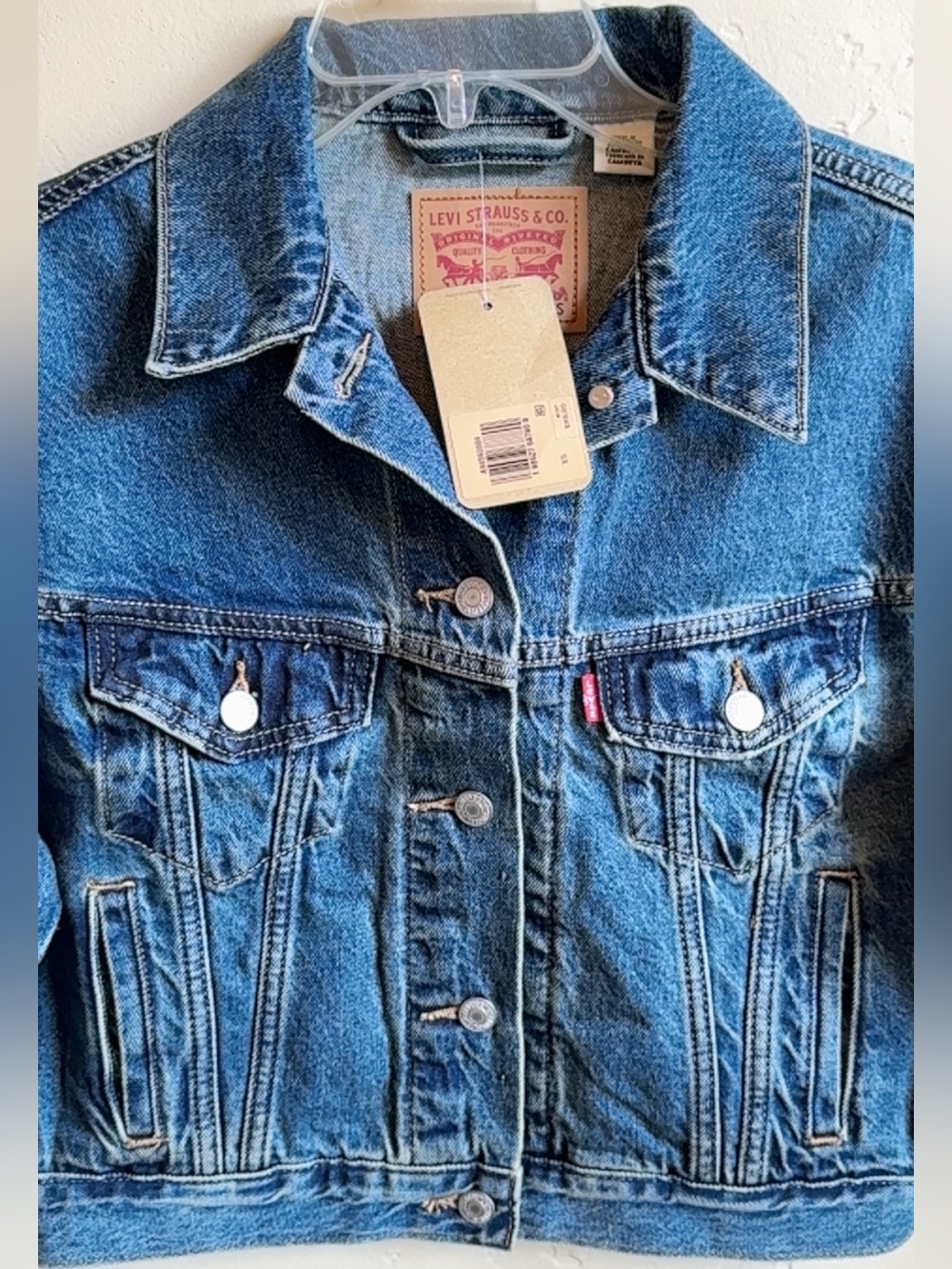 Levi's Women's Classic Blue Denim Trucker Jacket